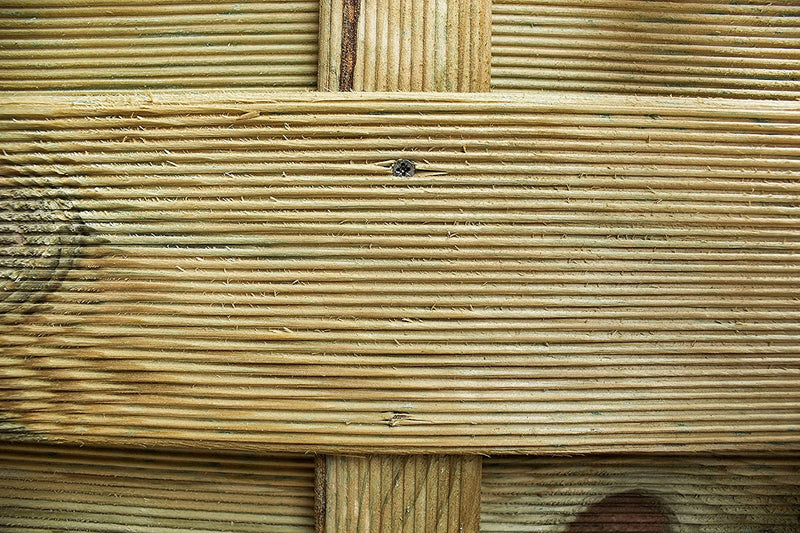 Pannello grigliato "Lasa" Arco in legno di pino naturale con barriera per recinzioni giardino e terrazzo