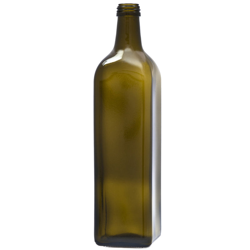 Bottiglia in vetro "Marasca Uvag" per conservazione olio con imboccatura "tappo a vite"