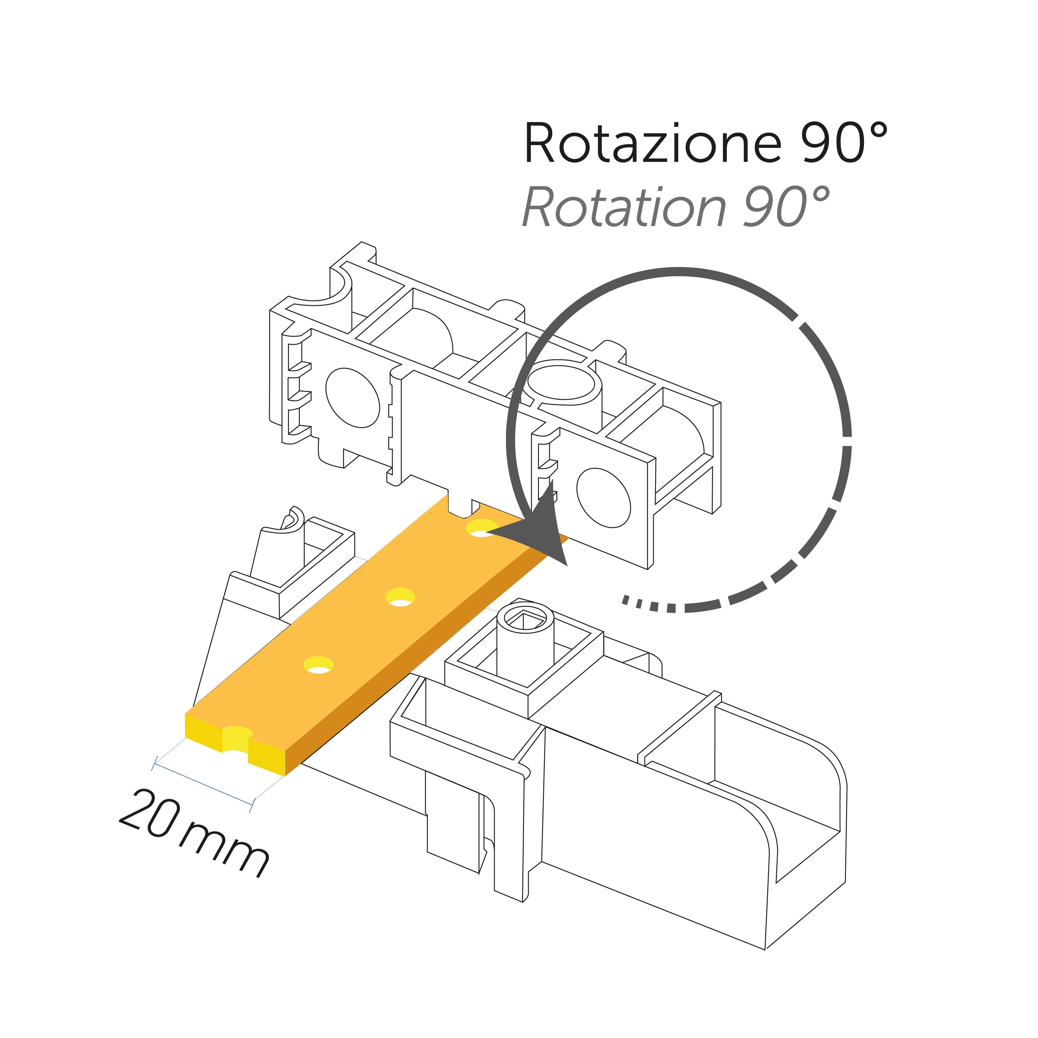 Supporti per barre in rame autoestinguente IP00 resistenza al calore 130° C