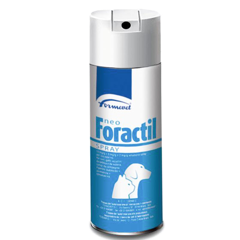 Spray antiparassitario acaricida "Formevet Neo Foractil" per cani e gatti