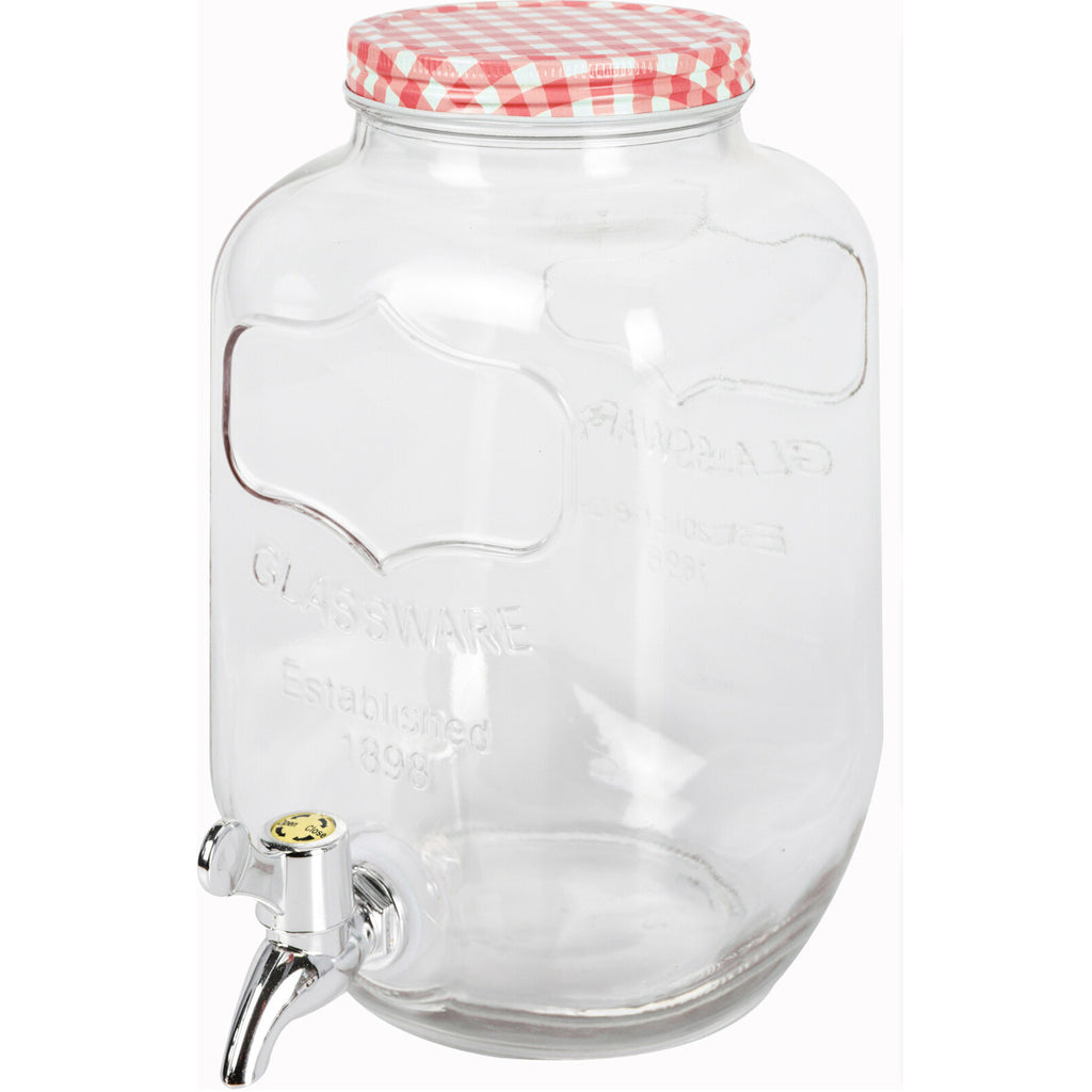 Caraffa Vetro 7,5 Lt Con Rubinetto - Dispenser Bevande Per Feste - Foto 10