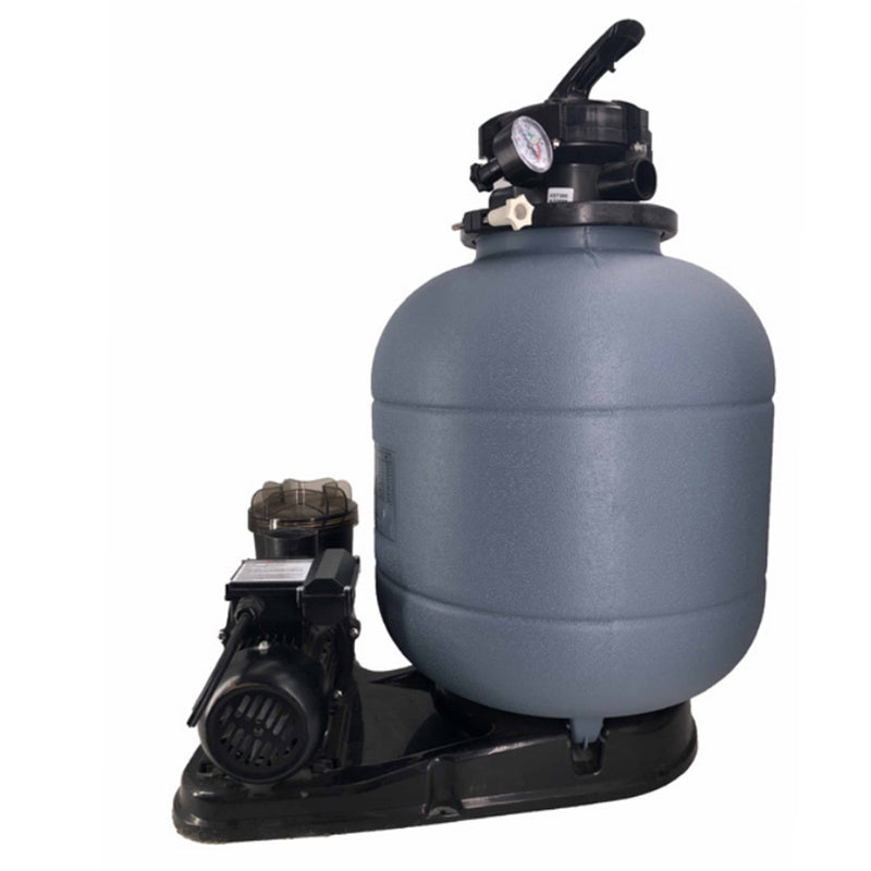 Pompa filtro a sabbia professionale a pressione per pulizia piscina depuratore con motore esterno