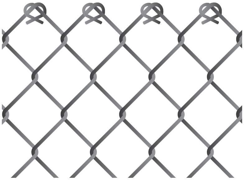 Rete romboidale "Leggera" per recinzione in metallo a maglia sciolta 50 x 50 mm