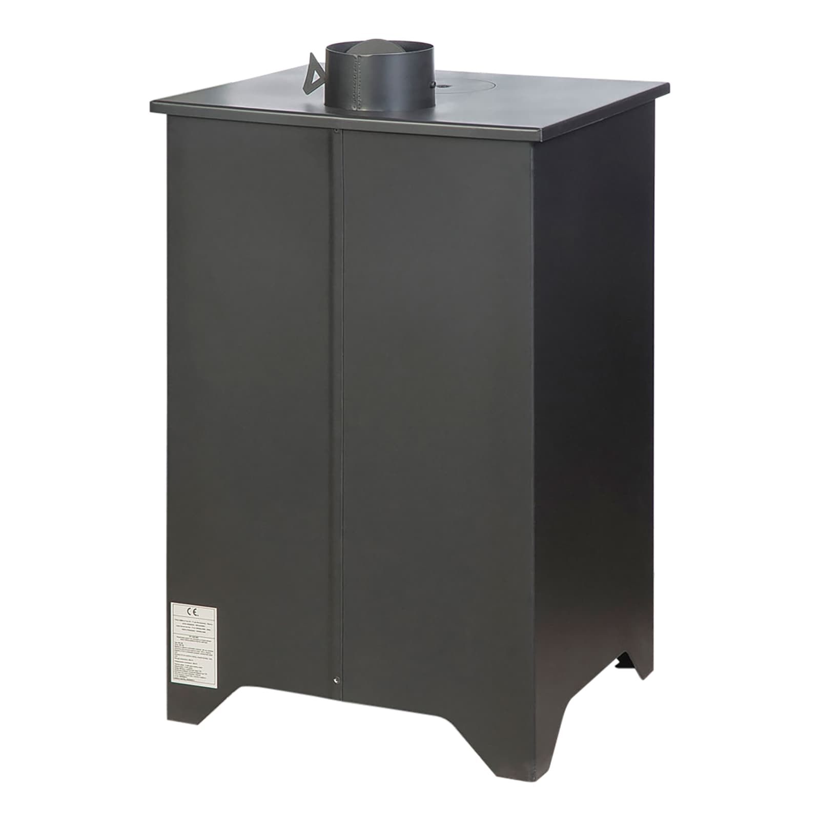 Stufa a legna "Apollo" 14,8 kw con forno in acciaio verniciato h 91 cm