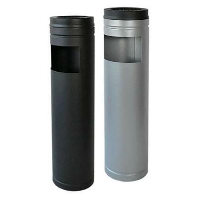 Posacenere gettacarte da terra in metallo da esterno spegni sigarette h 54 cm