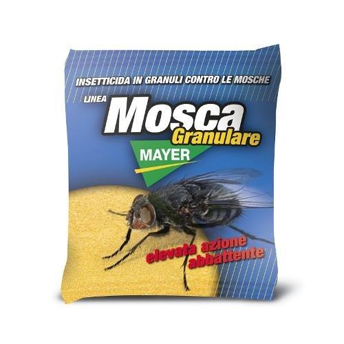 Insetticida Moschicida in granuli gialli attrattivi per mosche "Moscamayer"