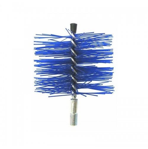 Scovolo in nylon "tondo" per spazza camini tipo professionale, pulizia canne fumarie.