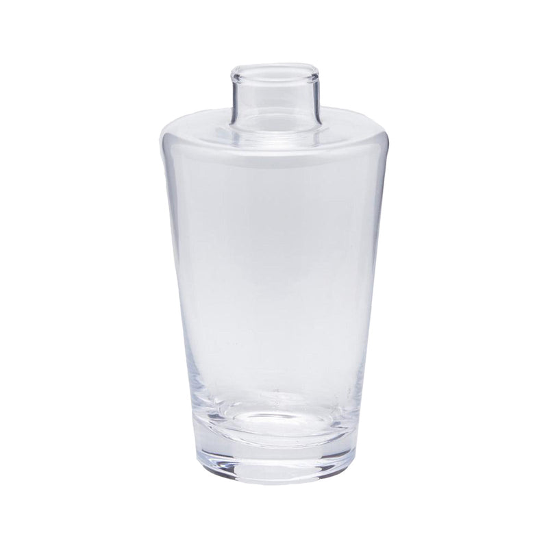 Vaso contenitore in vetro trasparente per profumatore ambiente e portafiori