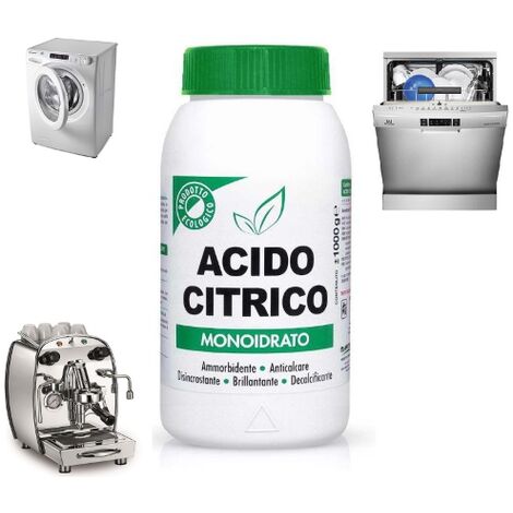 Acido Citrico monoidrato ecologico, anticalcare, brillantante e disincrostante