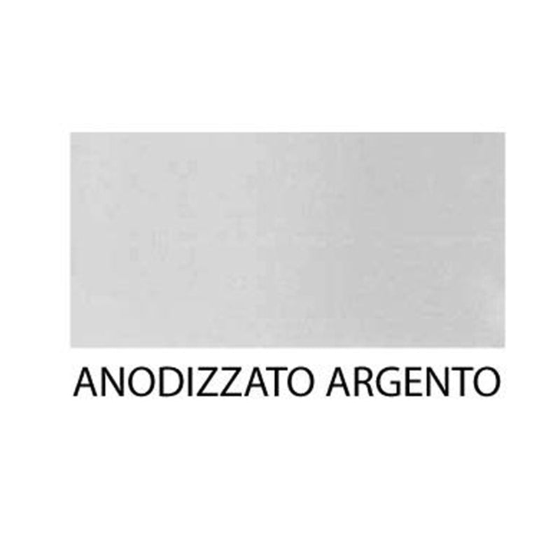 Zanzariera Plissettata su misura ''Aurora'' profilo Argento Anodizzato apertura laterale (Made In Italy)