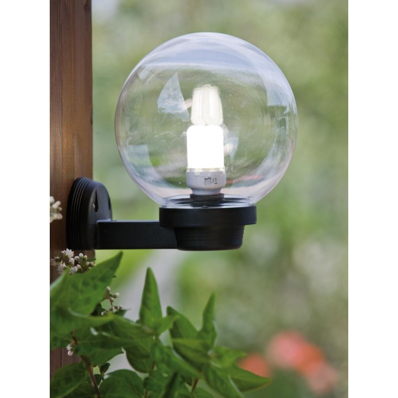 Lanterna da parete "Globo" lampada da esterno in vetro 60 w