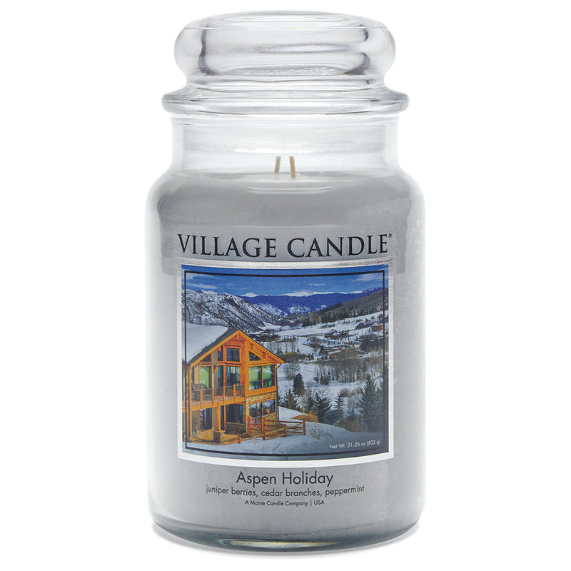 Candele profumate "Village Candle" profumatore per ambienti, Giara in vetro 730 gr, 26 once