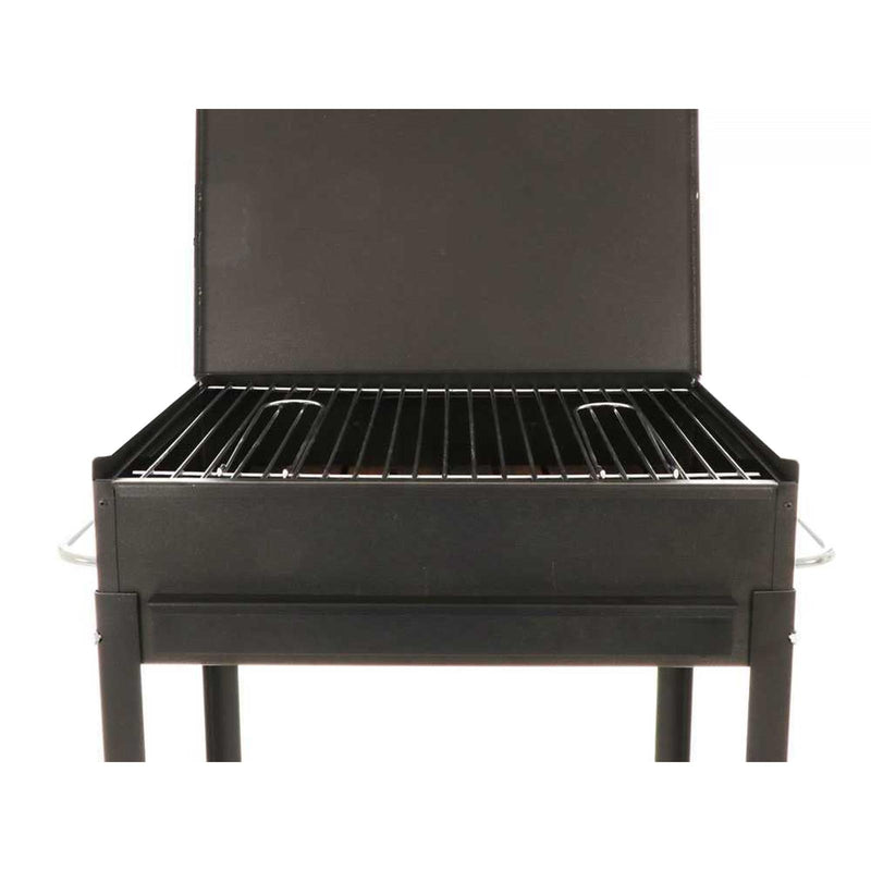 Barbecue a carbone "Stromboli" fornello con tappo e griglia regolabile Made in Italy