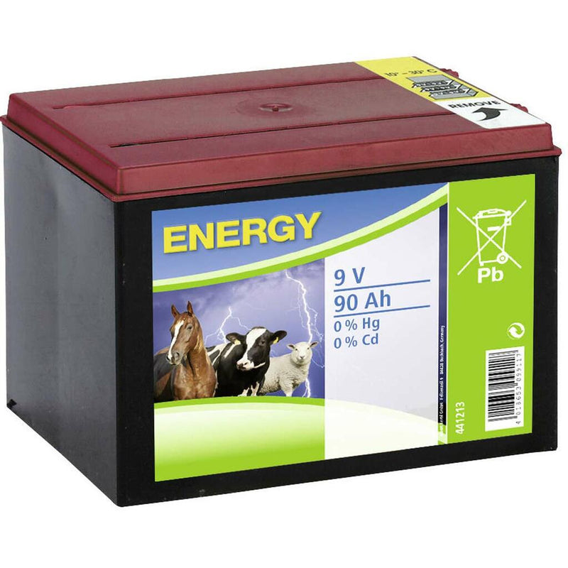 Batteria per recinti elettrici per mucche e cavalli 9V a secco Zinco-Carbone