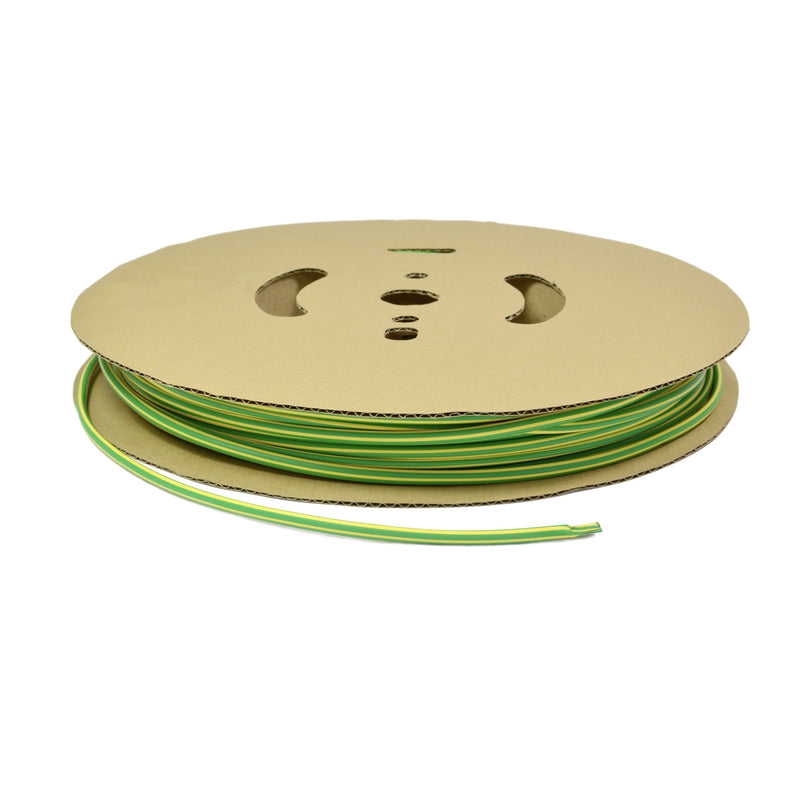 Guaina Termoretraibile 3:1 (giallo-verde) per rivestimento cavi elettrici