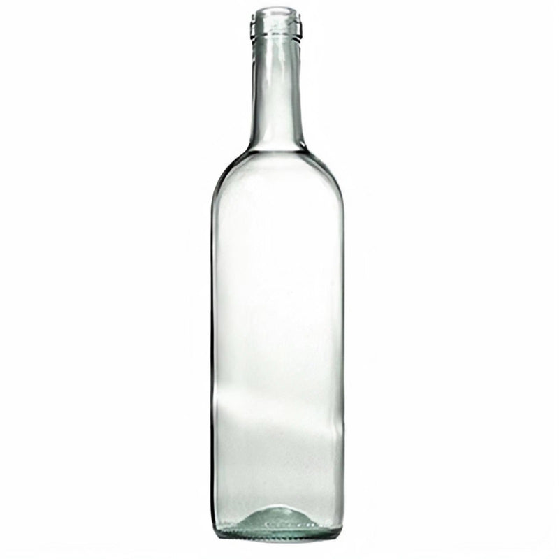 Bottiglia in vetro per vino "Bordolese Greve" con imboccatura a tappo di sughero 750 mL