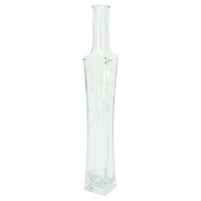 Bottiglia per distillati e liquori in vetro modello "Stilo Liscia" da 200 mL