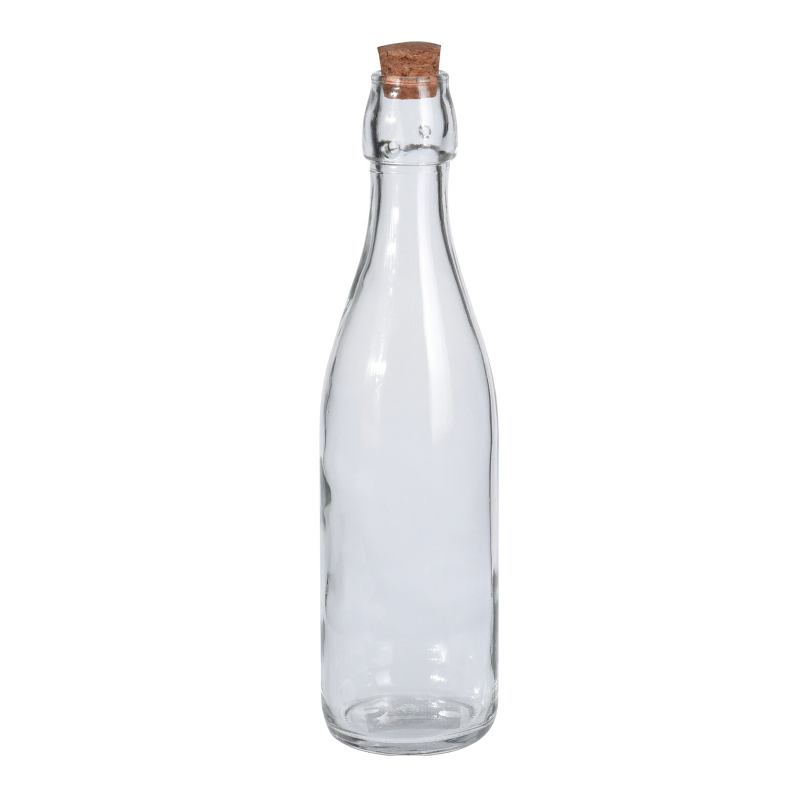 Bottiglia in vetro per conservazioni con imboccatura a tappo di sughero set da 6