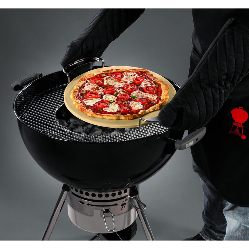 Pietra in ceramica per cottura pizza accessorio barbecue Weber da 57 cm
