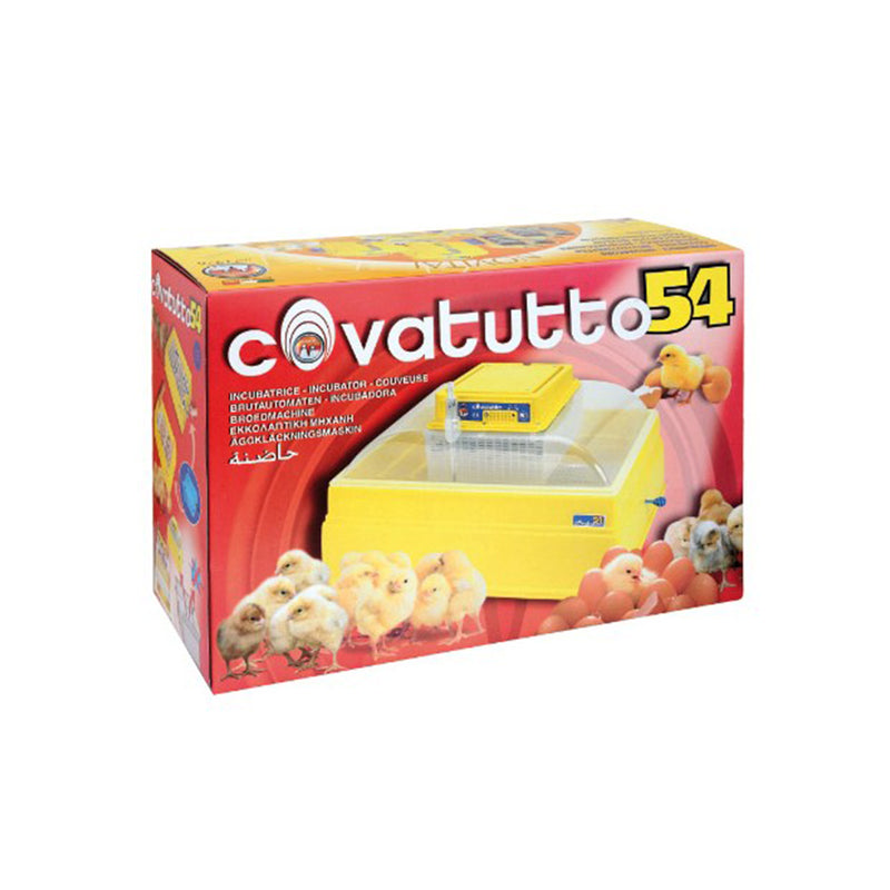 Incubatrice per uova "Covatutto 54 Lt" con termometro a liquido 80w