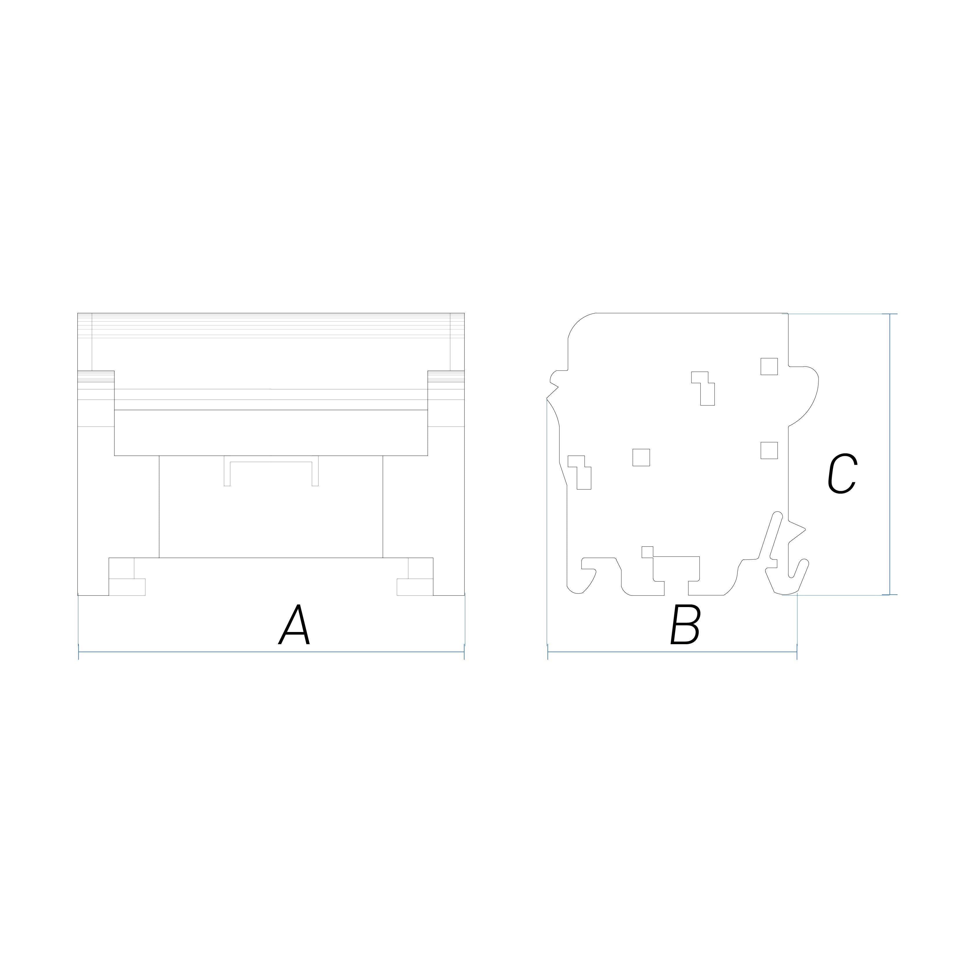 Morsettiere di distribuzione bipolari/tetrapolari, per collegamento cavi elettrici