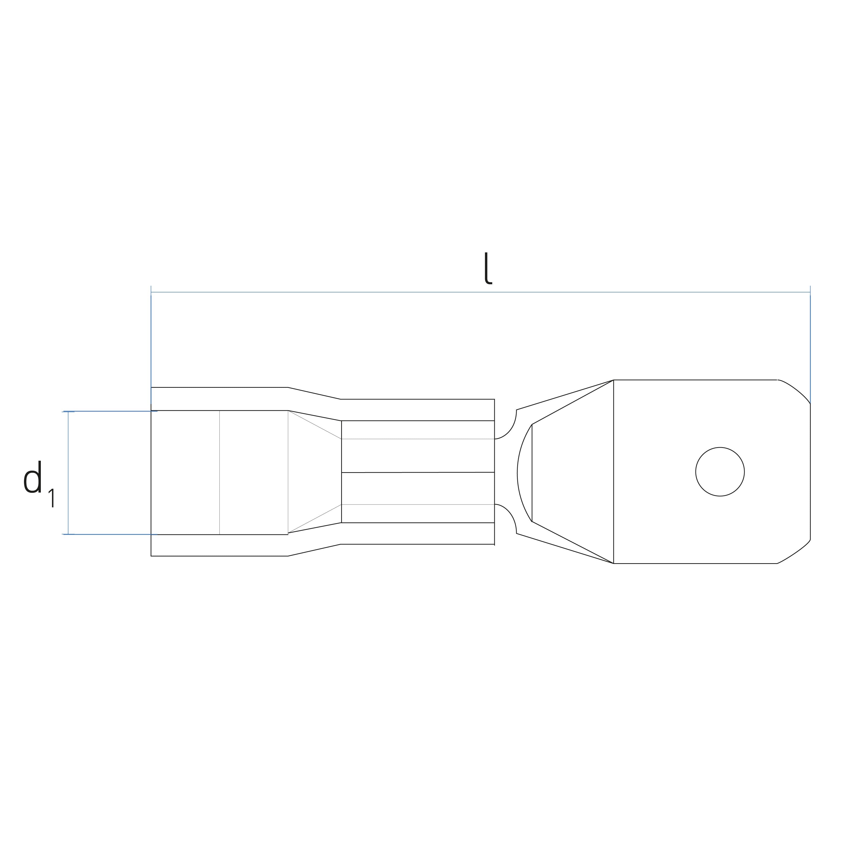 Capocorda preisolato, serie ad innesto per collegamento cavi elettrici