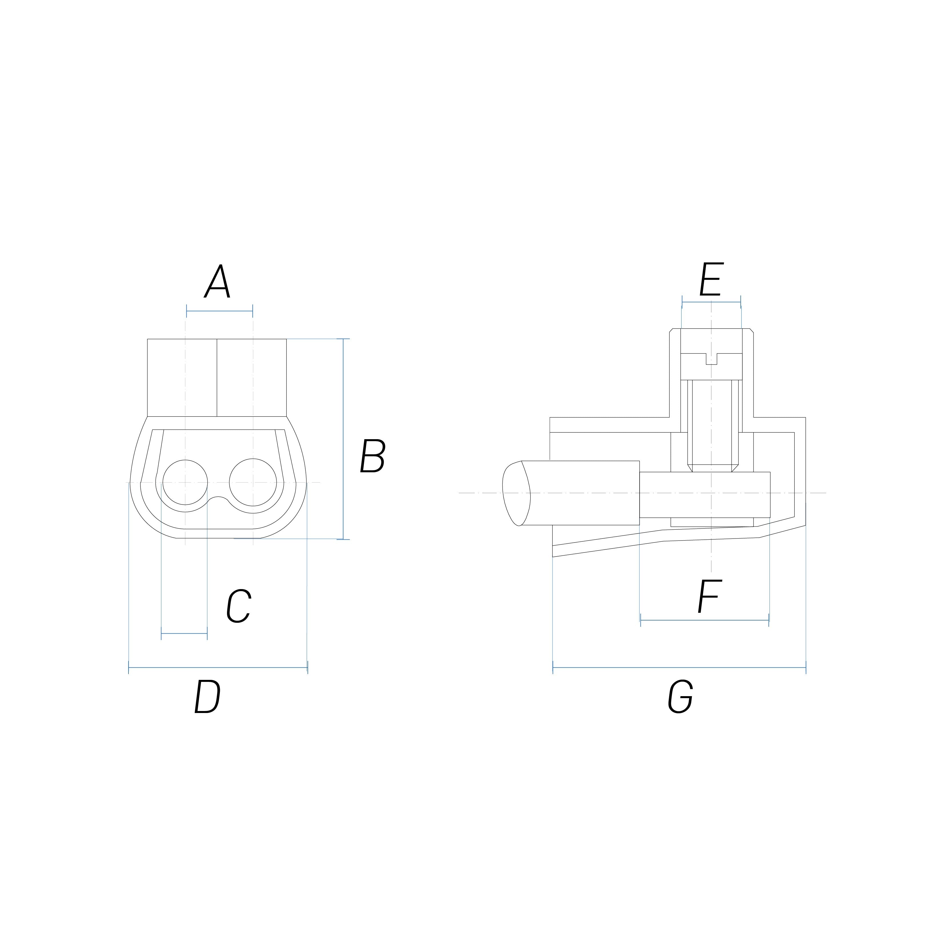 Morsetti a cappuccio unipolari multipli per collegamento cavi elettrici trasparenti