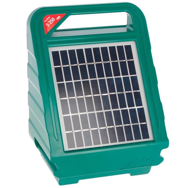 Elettrificatore recinto elettrico con pannello solare per Bovini ed Equini "S250" 12 V