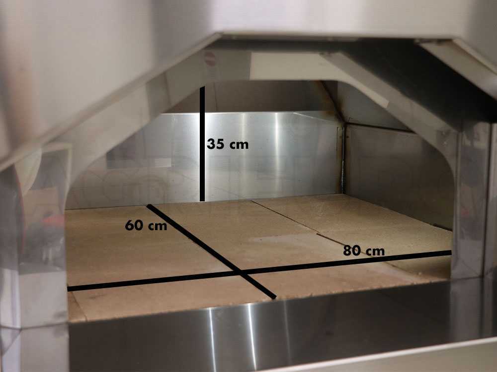 Forno a legna per pizze in acciaio inox cottura diretta da esterno con ruote "Made in Italy"