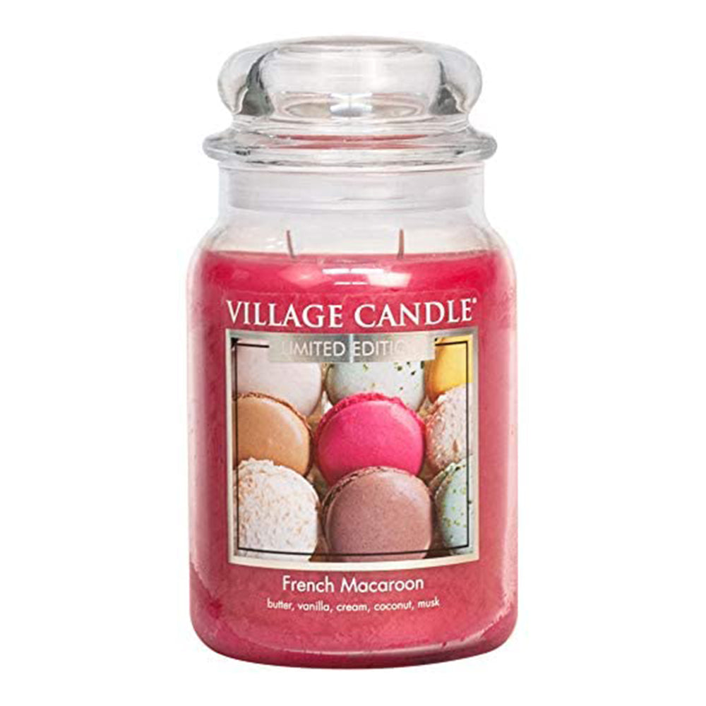 Candele profumate "Village Candle" profumatore per ambienti, Giara in vetro 730 gr, 26 once