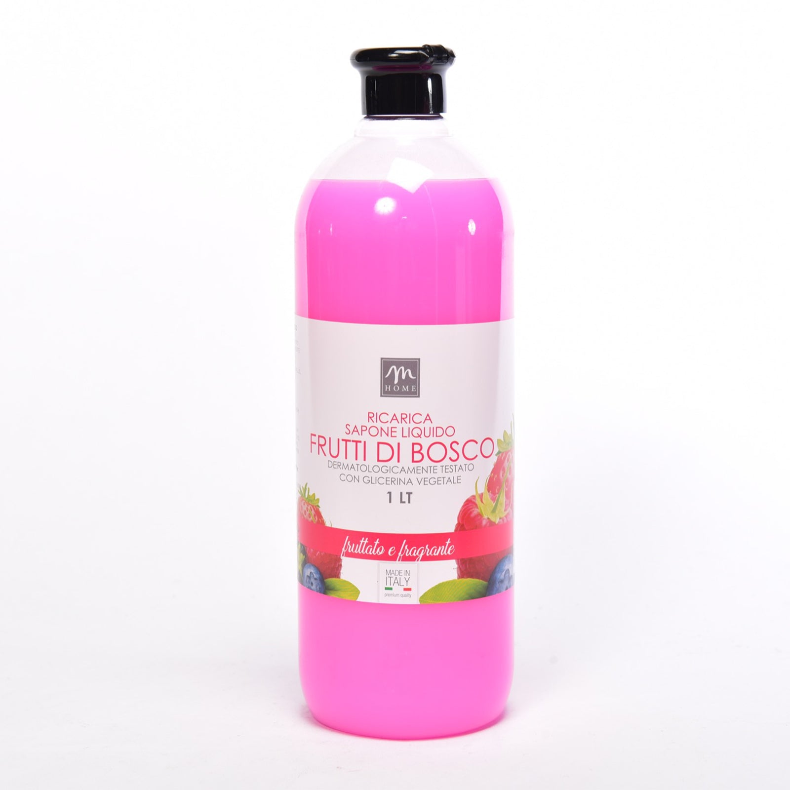 Dispenser di Sapone liquido da 500 mL profumato dermatologicamente testato con glicerina vegetale