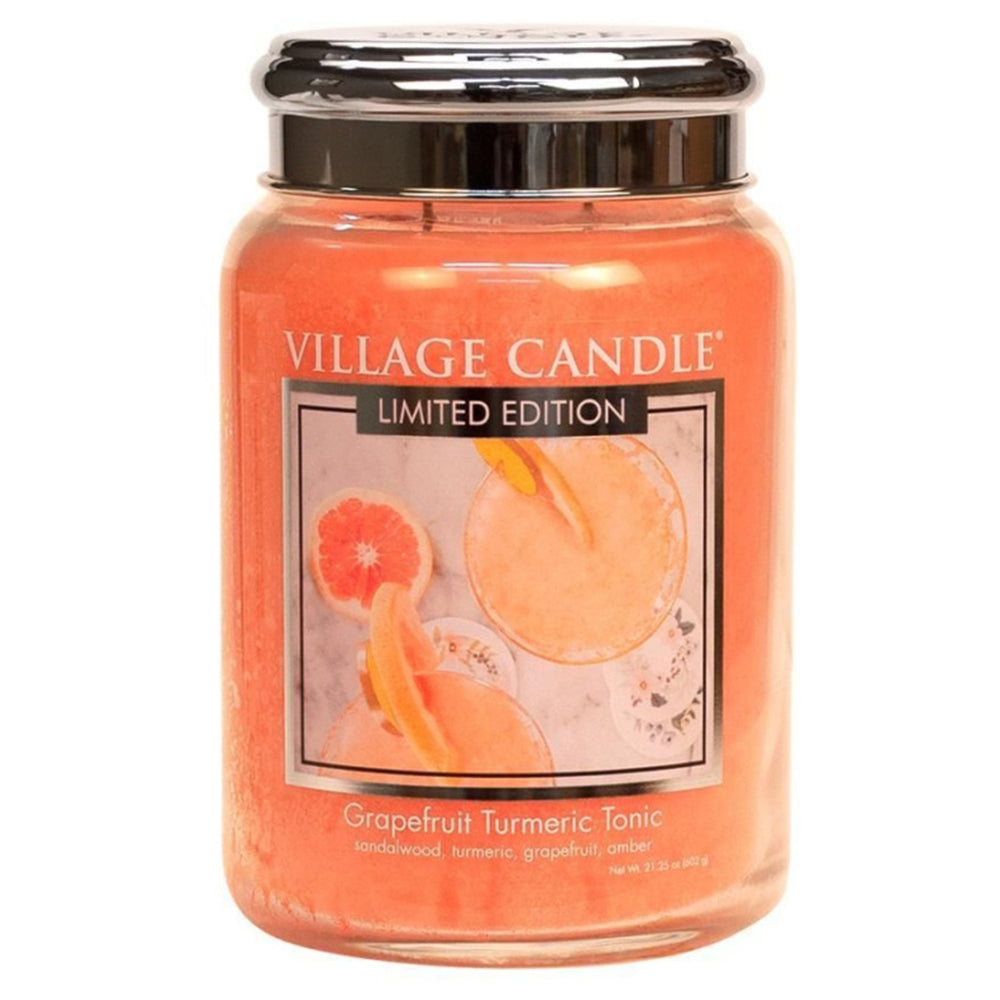 Candele profumate "Village Candle" profumatore per ambienti, Giara in vetro 730 gr, 26 once