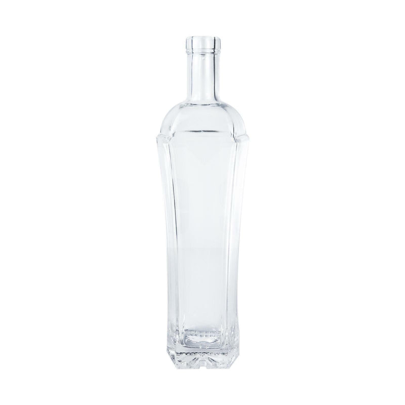 Bottiglia in vetro per distillati e liquori "Exagon" da 500mL confezione da 42 pezzi