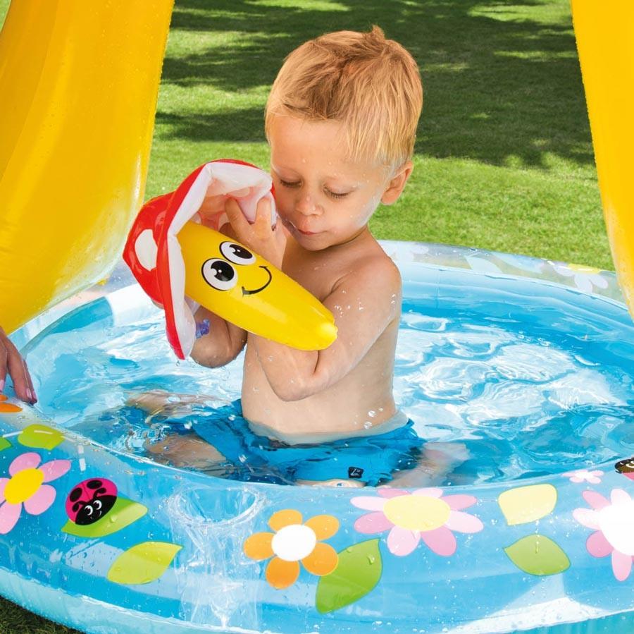 Piscina gonfiabile "Fungo baby" per bambini da balcone e giardino Ø 102 cm