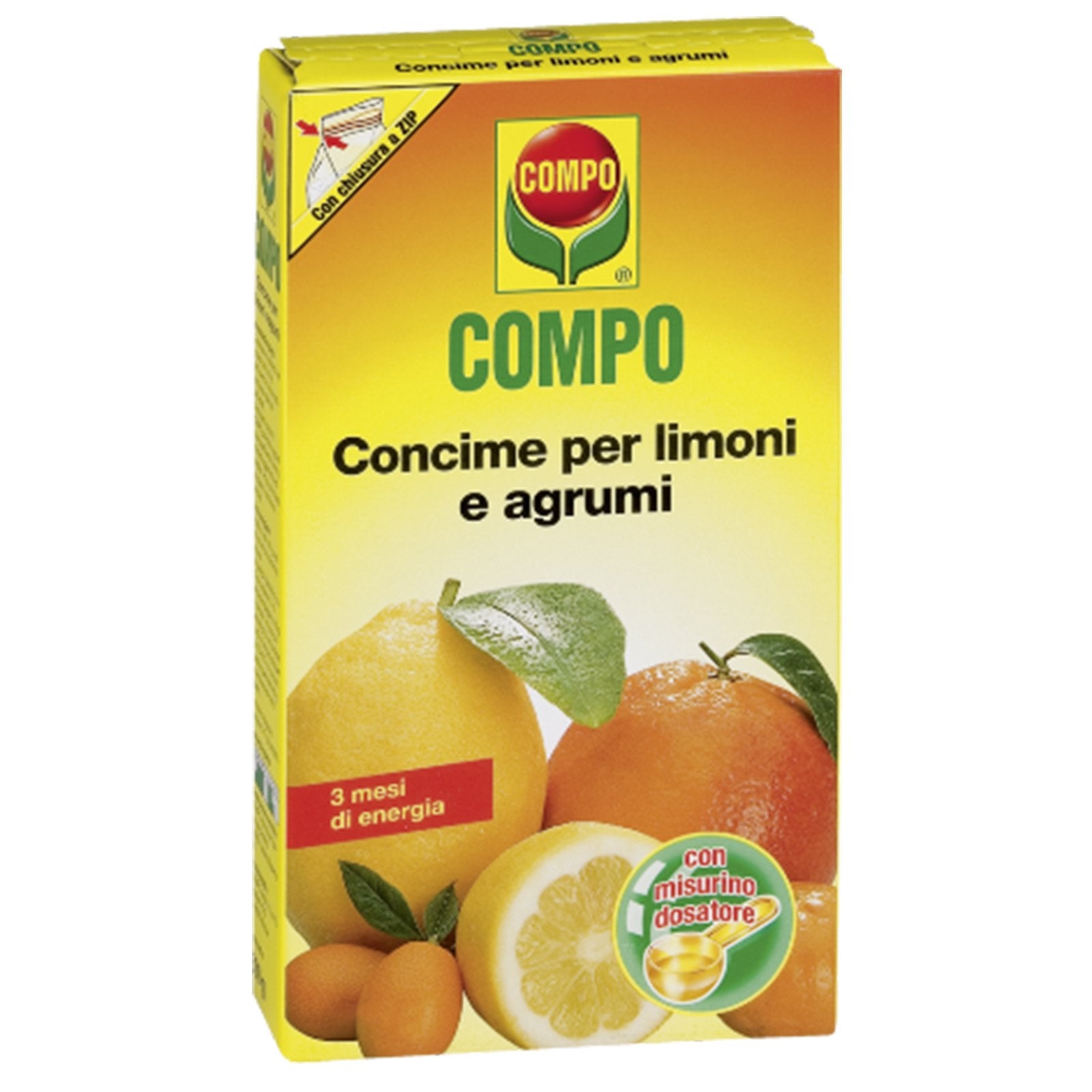 Concime per limoni e agrumi a lenta cessione 500 gr anti ingiallimento foglie
