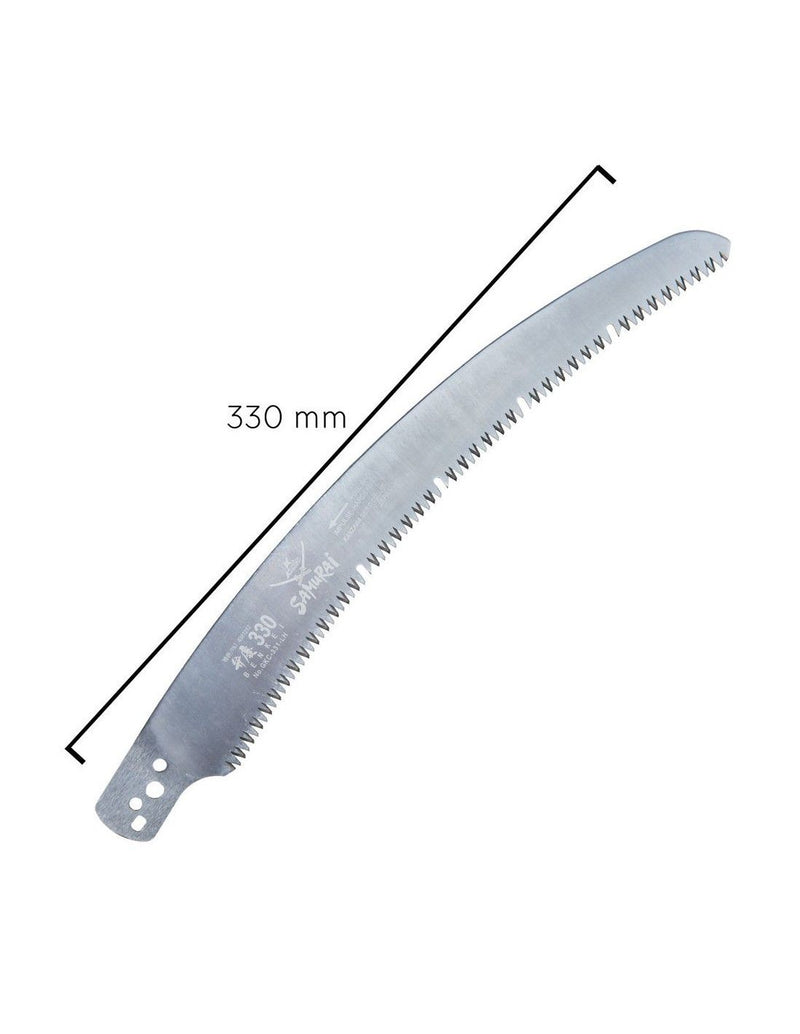 Lama di ricambio Samurai curva in acciaio per sega segaccio 33 cm