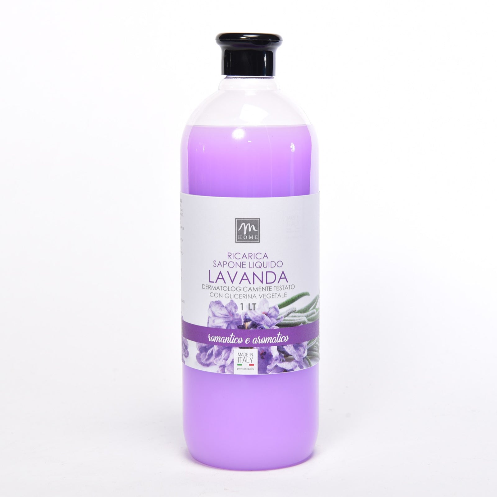 Dispenser di Sapone liquido da 500 mL profumato dermatologicamente testato con glicerina vegetale