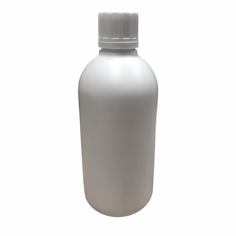 Flacone vuoto da 0,5 lt bottiglia in plastica Polietilene per alimenti, liquidi e acidi con tappo salvabimbo
