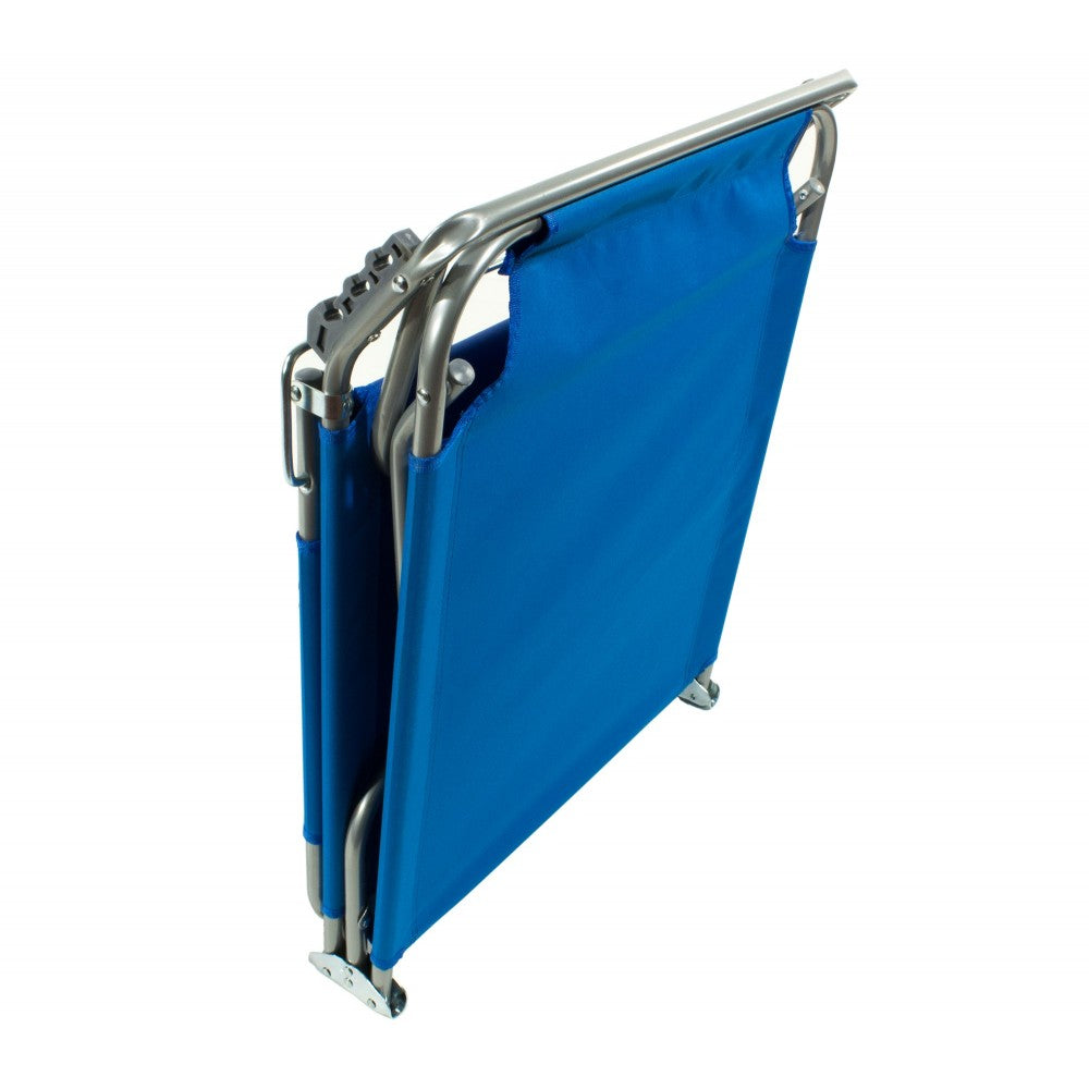 Lettino prendisole pieghevole "Rimini" brandina da spiaggia e balcone