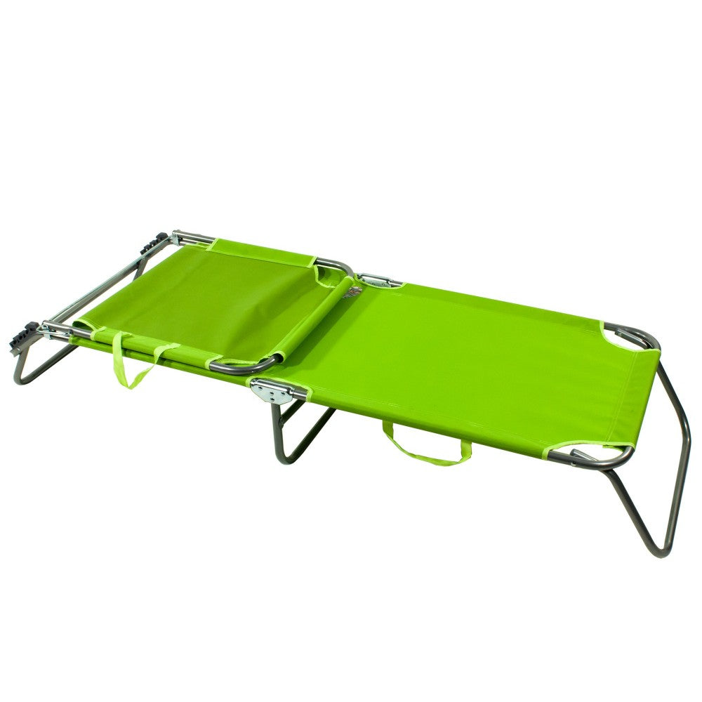 Lettino prendisole pieghevole "Rimini" brandina da spiaggia e balcone