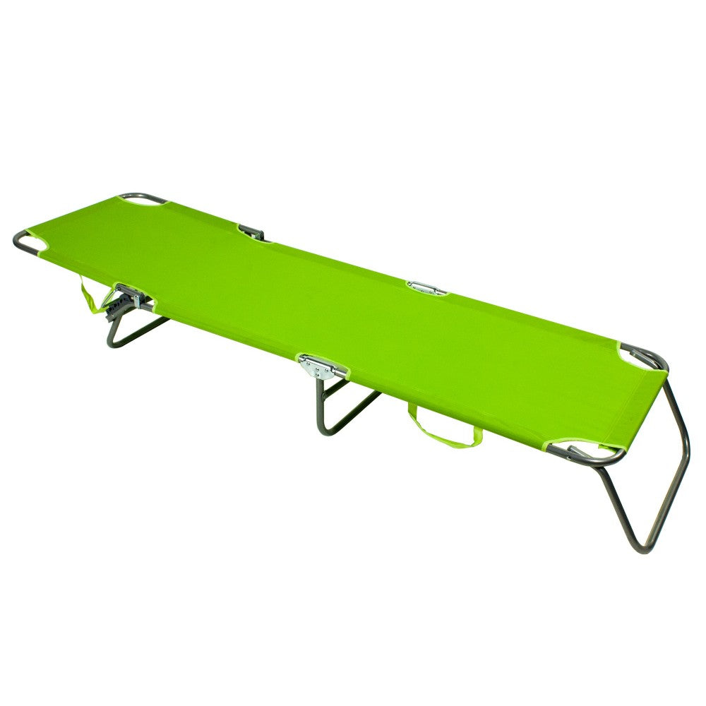 Lettino prendisole pieghevole "Rimini" brandina da spiaggia e balcone