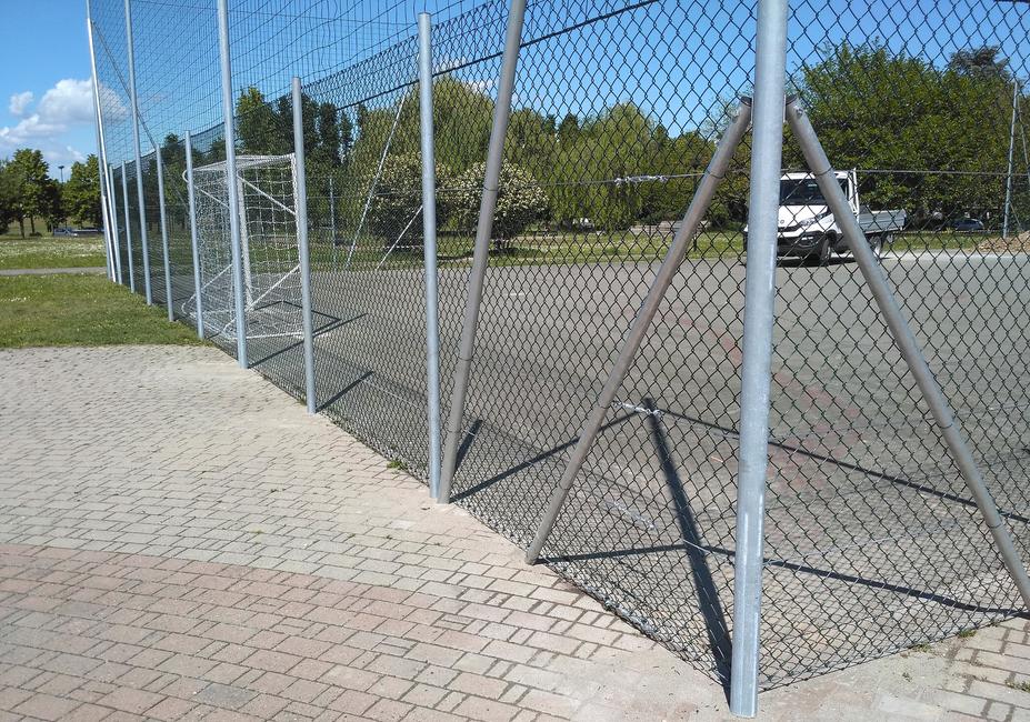 Rete romboidale Pesante per recinzione in metallo a maglia sciolta 5 –