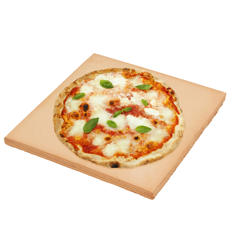 Pietra refrattaria in argilla per pizza cottura per forno elettrico 35 x 35 cm