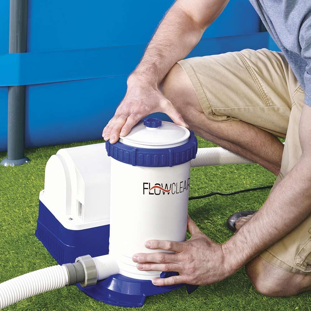 Pompa filtro a cartuccia per pulizia piscina Bestway e Intex 9463 lt /h