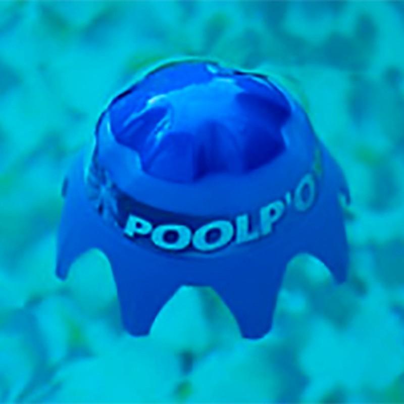Dispenser galleggiante "Poolp'o" con azione disinfettante 4 in 1 per piscine da 10 mt3