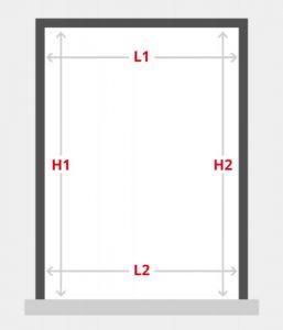Zanzariera Plissettata su misura ''Aurora'' profilo Bronzo Anodizzato apertura laterale (Made In Italy)