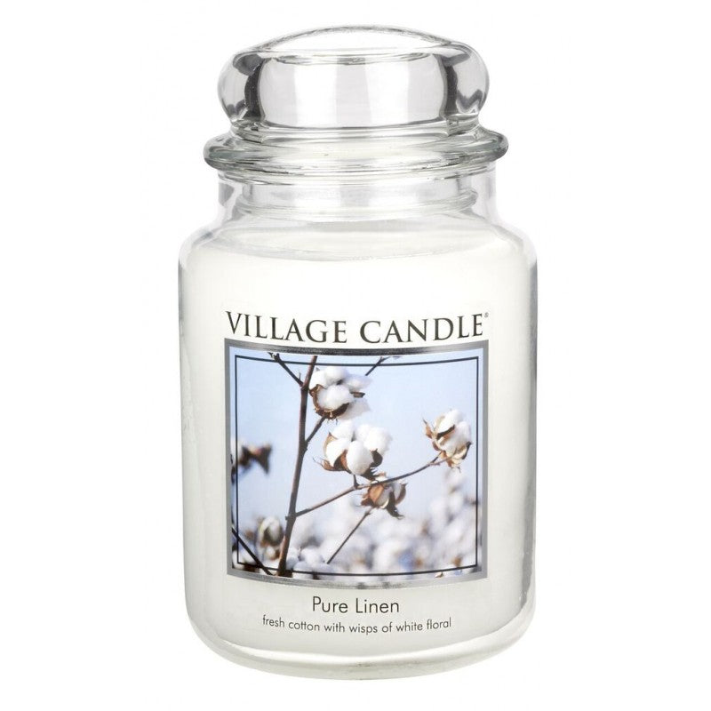 Candele profumate "Village Candle" profumatore per ambienti, Giara in vetro 730 gr, 26 once