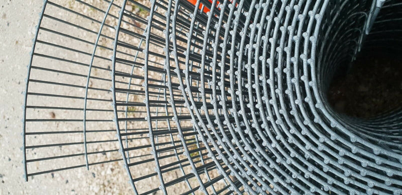 Rete elettrosaldata per gabbie in metallo, maglia rettangolare 25 x 13 mm