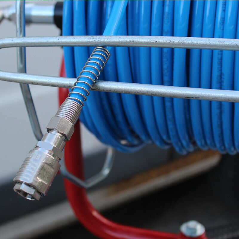 Tubo per compressore antipiega, abbacchiatore ed accessori pneumatici con raccordi rapidi