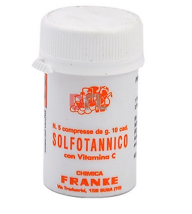 Pastiglie solfotannico sanavin con vitamina c per vino tannino 50 g tannisol